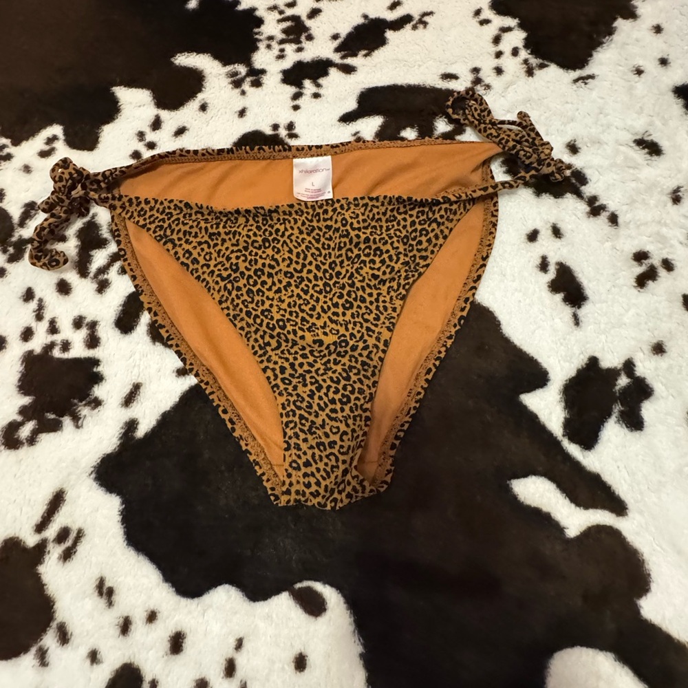 Leopard Print Bikini Bottoms